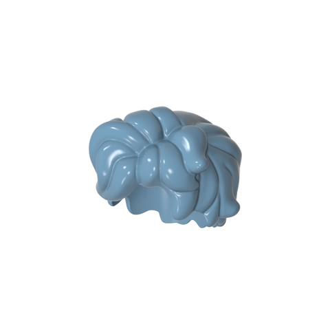 Gobricks,Minifig Hair Tousled and Sticking Out on Both Sides,25412