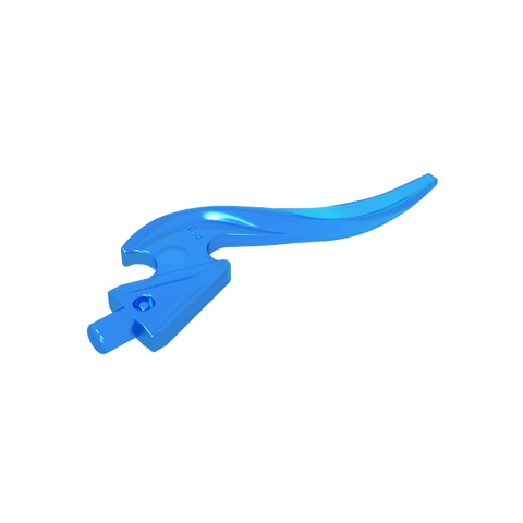 Gobricks,Wave/ Flame Rounded Single with Pin,18395