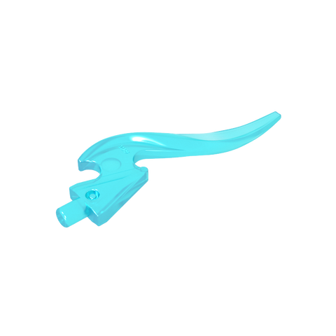 Gobricks,Wave/ Flame Rounded Single with Pin,18395