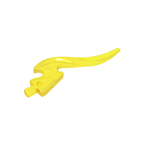 Gobricks,Wave/ Flame Rounded Single with Pin,18395