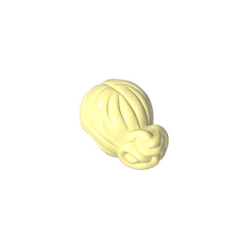 Gobricks,Minifig Hair with Elaborate Knot Bun,13251