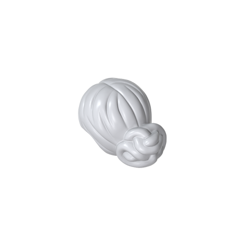 Gobricks,Minifig Hair with Elaborate Knot Bun,13251
