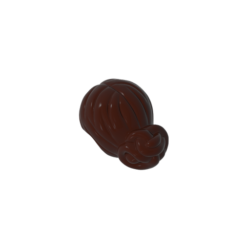 Gobricks,Minifig Hair with Elaborate Knot Bun,13251
