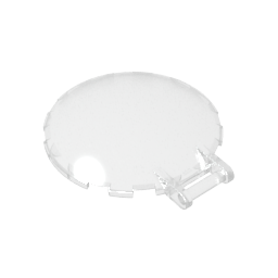 Gobricks,Dish 6 x 6 Inverted - No Studs with Handle,18675,35173,35191