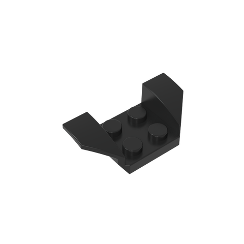 Gobricks,Mudguard 2 x 4 with 2 x 2 Studs and Flared Wings,41854