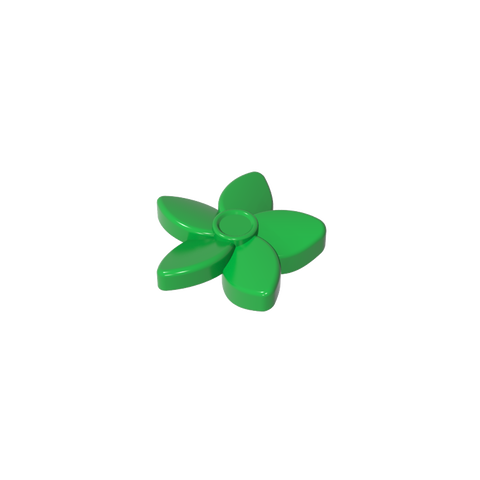 Gobricks,Plant, Flower with Pointed Petals and Pin,18853