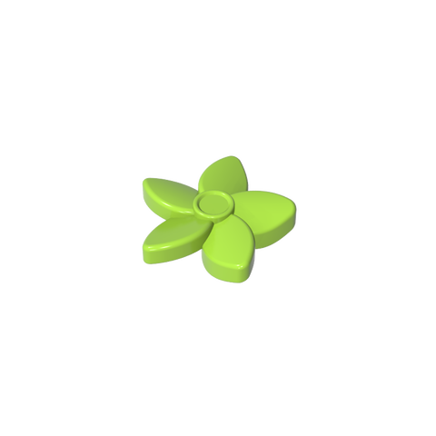 Gobricks,Plant, Flower with Pointed Petals and Pin,18853