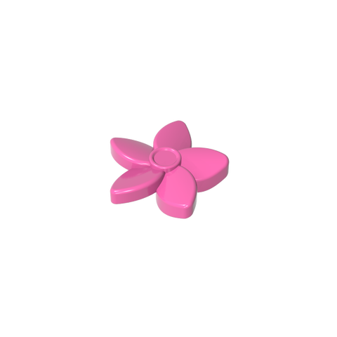 Gobricks,Plant, Flower with Pointed Petals and Pin,18853
