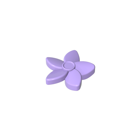 Gobricks,Plant, Flower with Pointed Petals and Pin,18853
