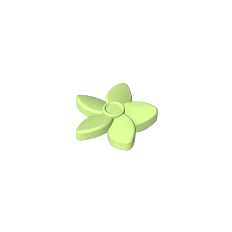 Gobricks,Plant, Flower with Pointed Petals and Pin,18853