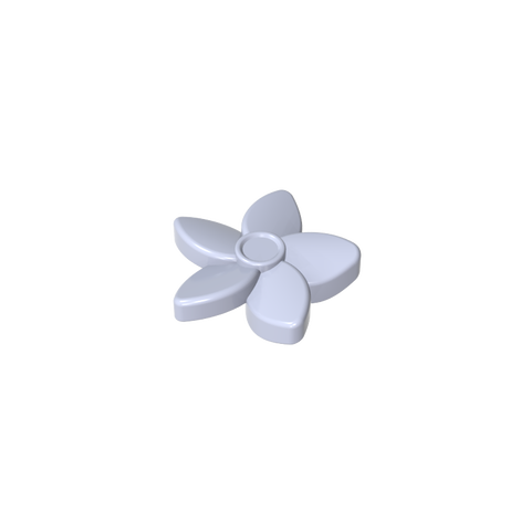 Gobricks,Plant, Flower with Pointed Petals and Pin,18853