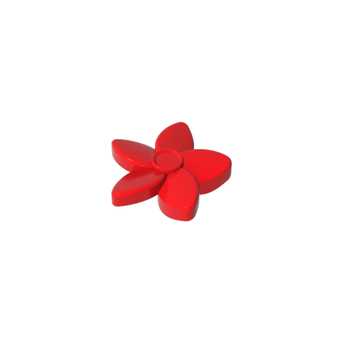 Gobricks,Plant, Flower with Pointed Petals and Pin,18853