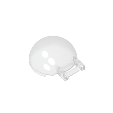 Gobricks,Windscreen 4 x 4 x 1 2/3 Canopy Half Sphere with Handle,18990,35322