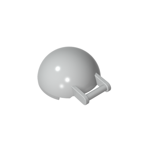 Gobricks,Windscreen 4 x 4 x 1 2/3 Canopy Half Sphere with Handle,18990,35322