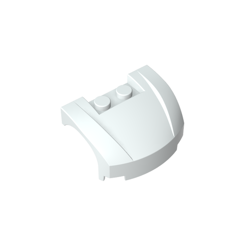 Gobricks,Vehicle Body, Wheel Arch/ Mudguard 3 x 4 x 1 2/3 Low Profile, Curved Front,98835