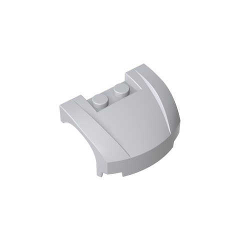 Gobricks,Vehicle Body, Wheel Arch/ Mudguard 3 x 4 x 1 2/3 Low Profile, Curved Front,98835