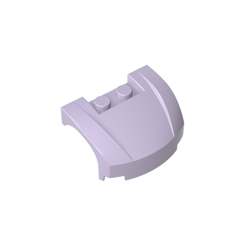 Gobricks,Vehicle Body, Wheel Arch/ Mudguard 3 x 4 x 1 2/3 Low Profile, Curved Front,98835