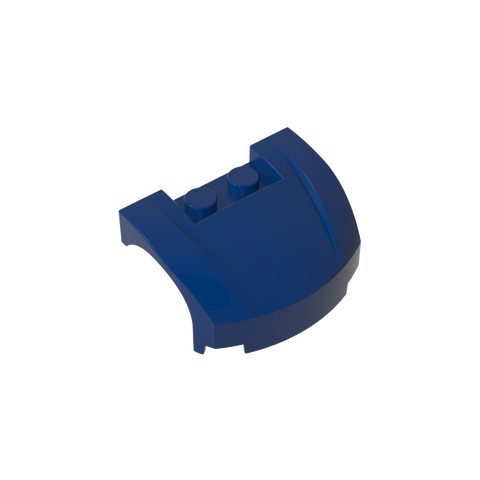 Gobricks,Vehicle Body, Wheel Arch/ Mudguard 3 x 4 x 1 2/3 Low Profile, Curved Front,98835
