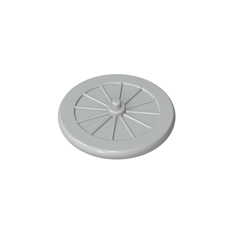 Gobricks,Bicycle Wheel with Black Tire,92851
