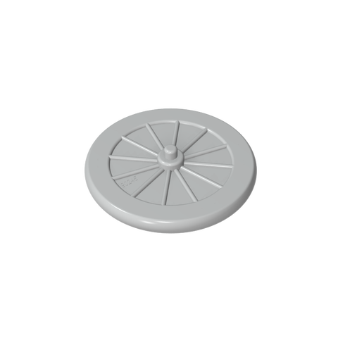 Gobricks,Bicycle Wheel with Black Tire,92851