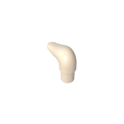Gobricks,Animal Body Part, Horn (Cattle),64847,67258