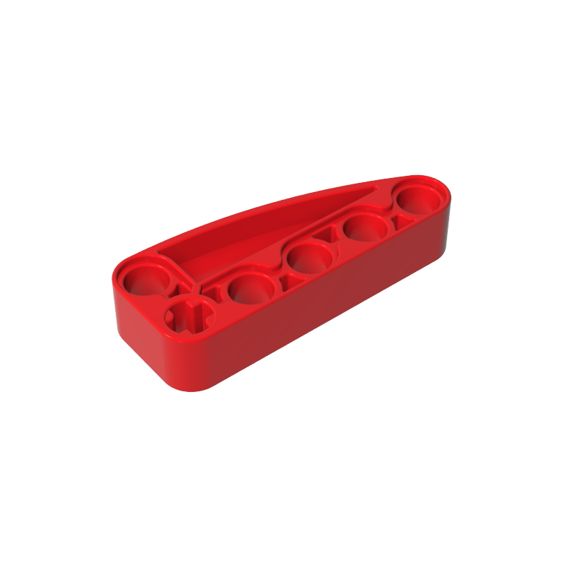 Gobricks,Technic Beam 2 x 5 L-Shape with Quarter Ellipse Thick,80286