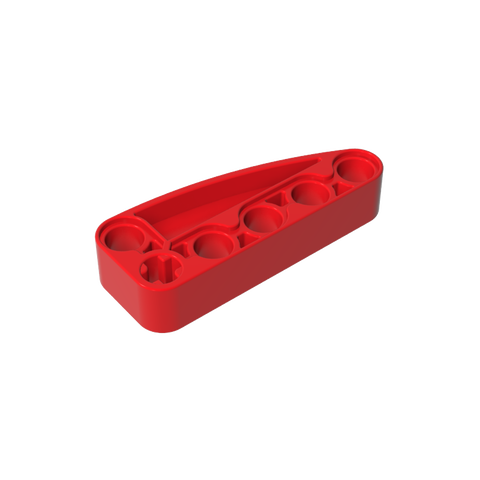 Gobricks,Technic Beam 2 x 5 L-Shape with Quarter Ellipse Thick,80286