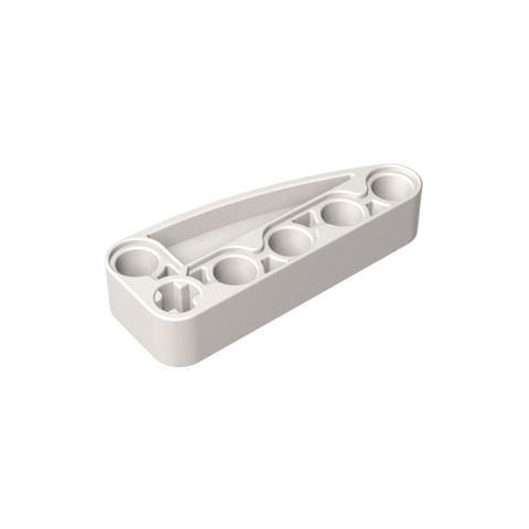 Gobricks,Technic Beam 2 x 5 L-Shape with Quarter Ellipse Thick,80286