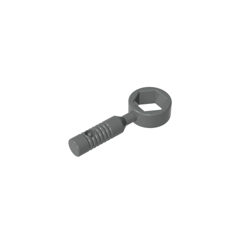 Gobricks,Tool Wrench/ Spanner, Box [6-Rib Handle],6246d,55300