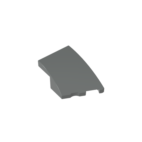 Gobricks,3x2 wedge-shaped curved brick (right),80178