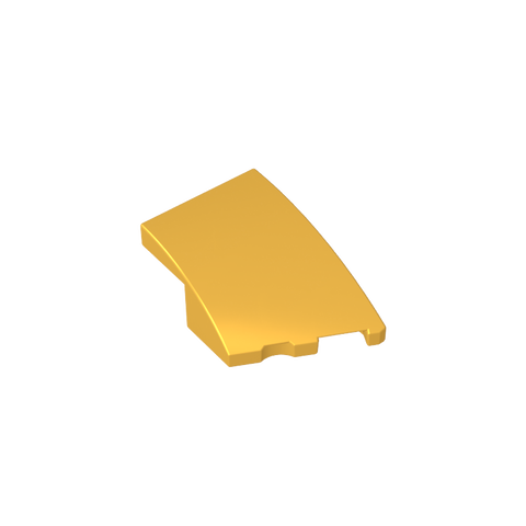 Gobricks,3x2 wedge-shaped curved brick (right),80178