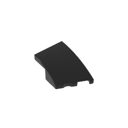 Gobricks,3x2 wedge-shaped curved brick (right),80178