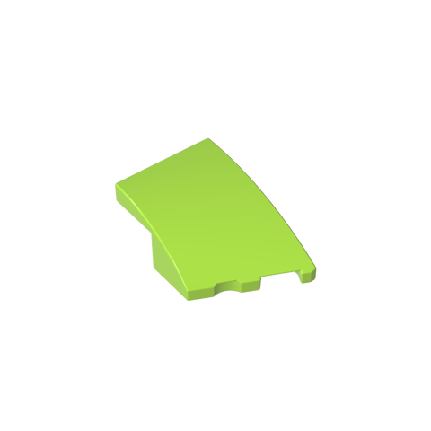 Gobricks,3x2 wedge-shaped curved brick (right),80178