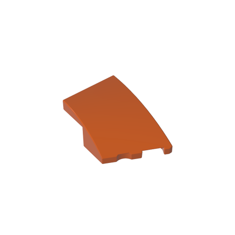 Gobricks,3x2 wedge-shaped curved brick (right),80178