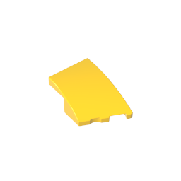 Gobricks,3x2 wedge-shaped curved brick (right),80178