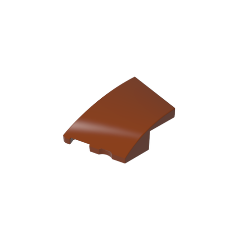 Gobricks,3x2 wedge-shaped curved brick (left),80177