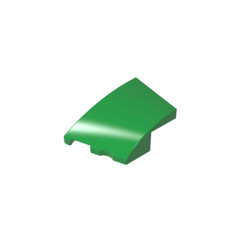 Gobricks,3x2 wedge-shaped curved brick (left),80177