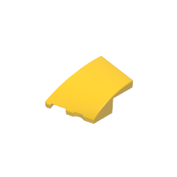 Gobricks,3x2 wedge-shaped curved brick (left),80177