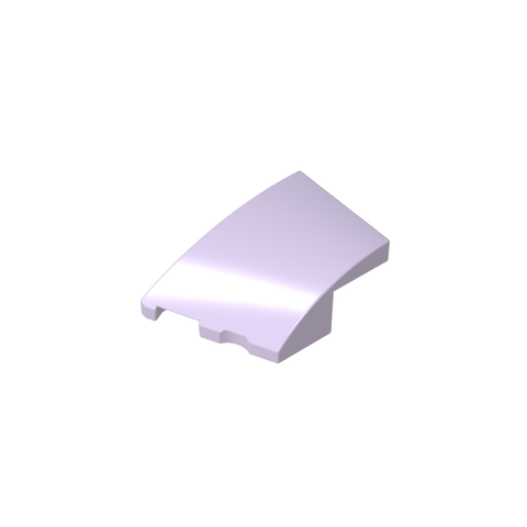 Gobricks,3x2 wedge-shaped curved brick (left),80177