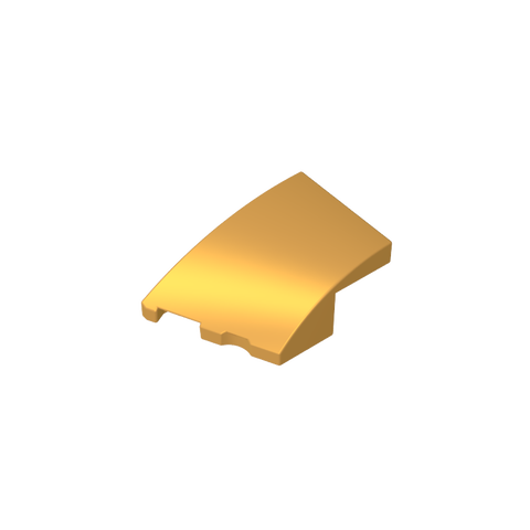 Gobricks,3x2 wedge-shaped curved brick (left),80177
