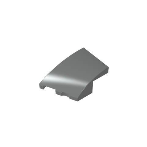 Gobricks,3x2 wedge-shaped curved brick (left),80177