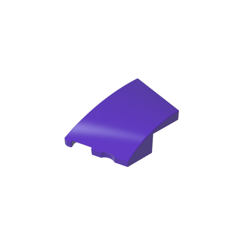 Gobricks,3x2 wedge-shaped curved brick (left),80177