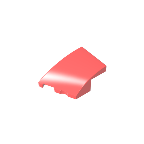 Gobricks,3x2 wedge-shaped curved brick (left),80177
