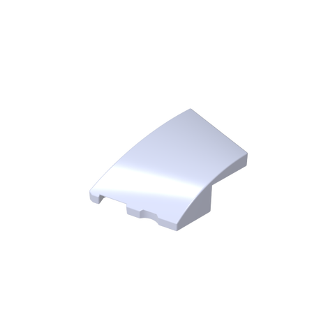 Gobricks,3x2 wedge-shaped curved brick (left),80177