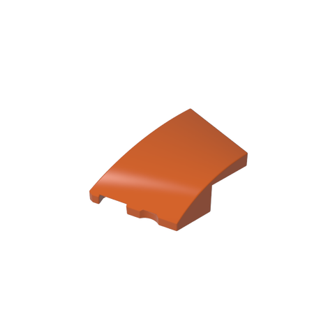 Gobricks,3x2 wedge-shaped curved brick (left),80177