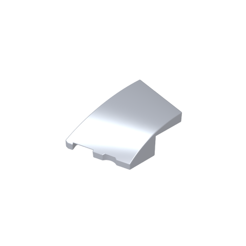 Gobricks,3x2 wedge-shaped curved brick (left),80177