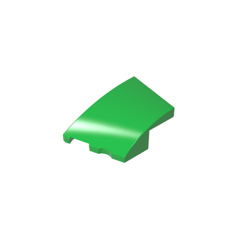 Gobricks,3x2 wedge-shaped curved brick (left),80177