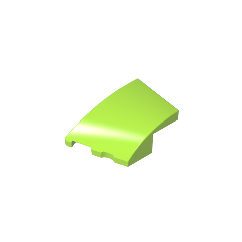 Gobricks,3x2 wedge-shaped curved brick (left),80177