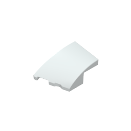 Gobricks,3x2 wedge-shaped curved brick (left),80177
