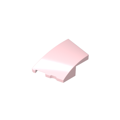 Gobricks,3x2 wedge-shaped curved brick (left),80177